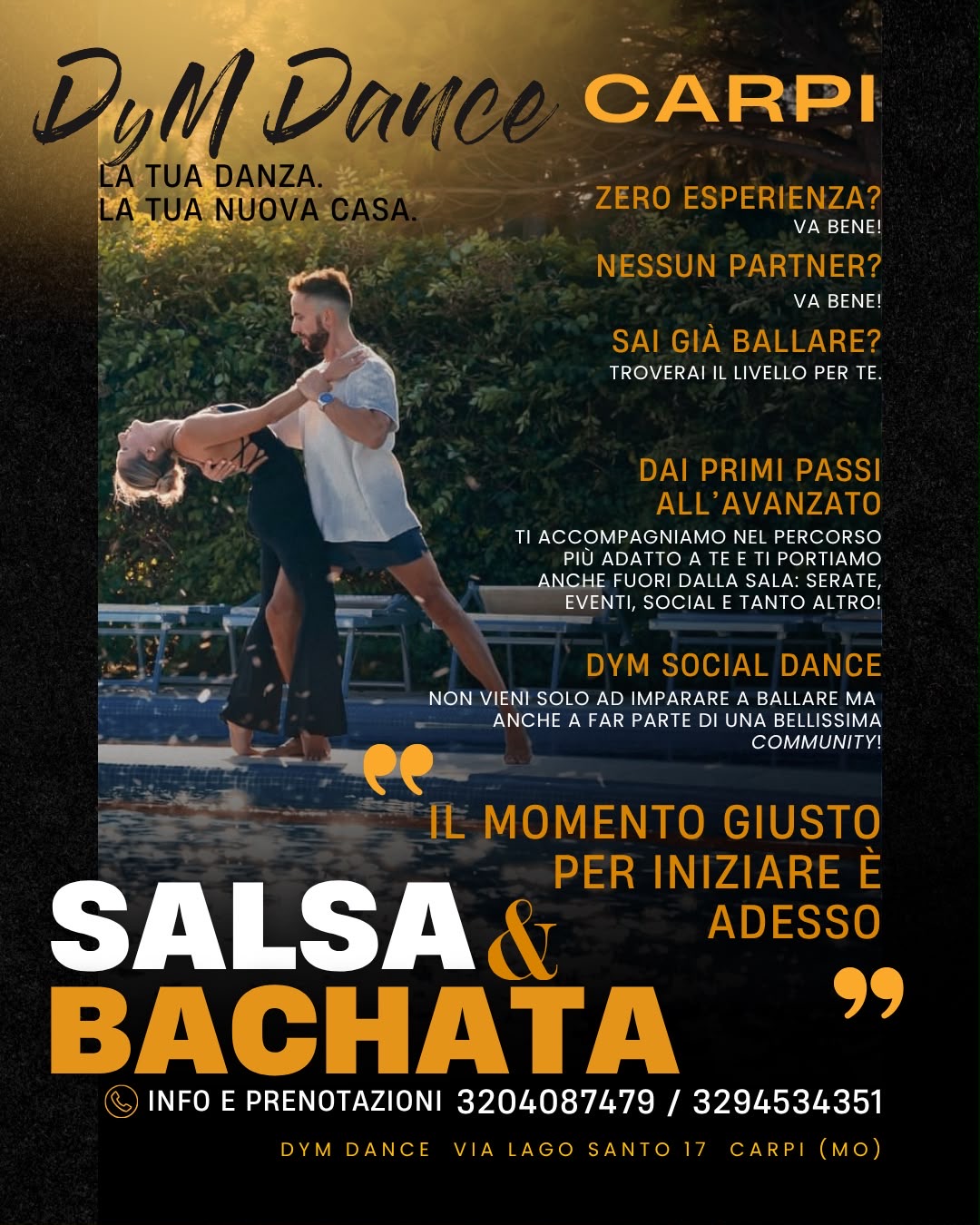 DYM Social Dance — Salsa e Bachata