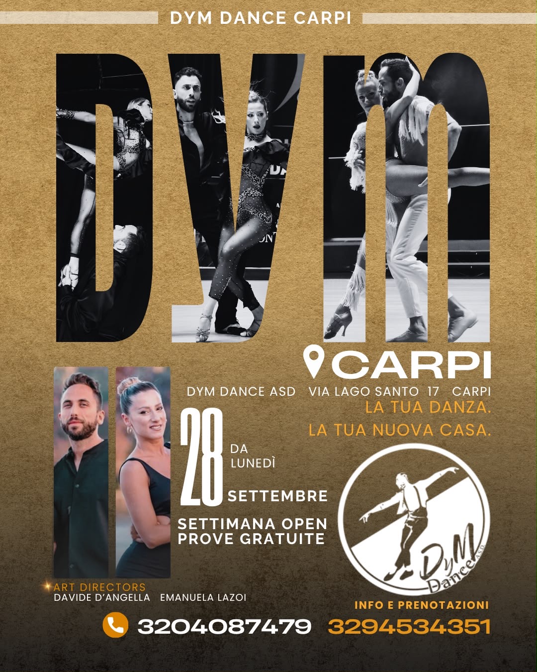 Presentazione della sede centrale DYMDANCE Carpi