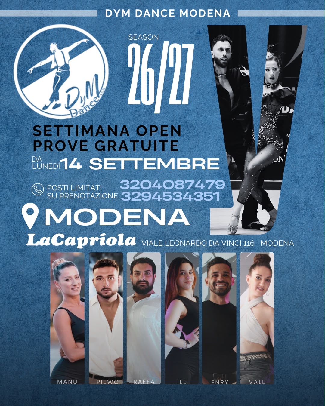 Presentazione della sede staccata DYMDANCE Modena presso LaCapriola